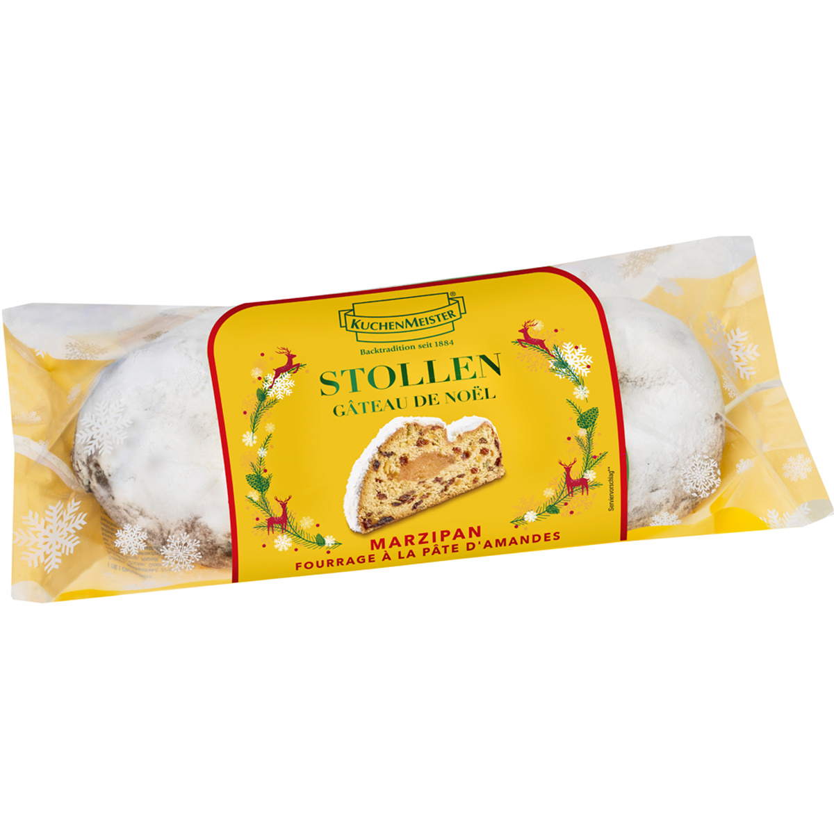 Image of Master Baker Marzipan Stollen Filled With Fine Marzipan 500g