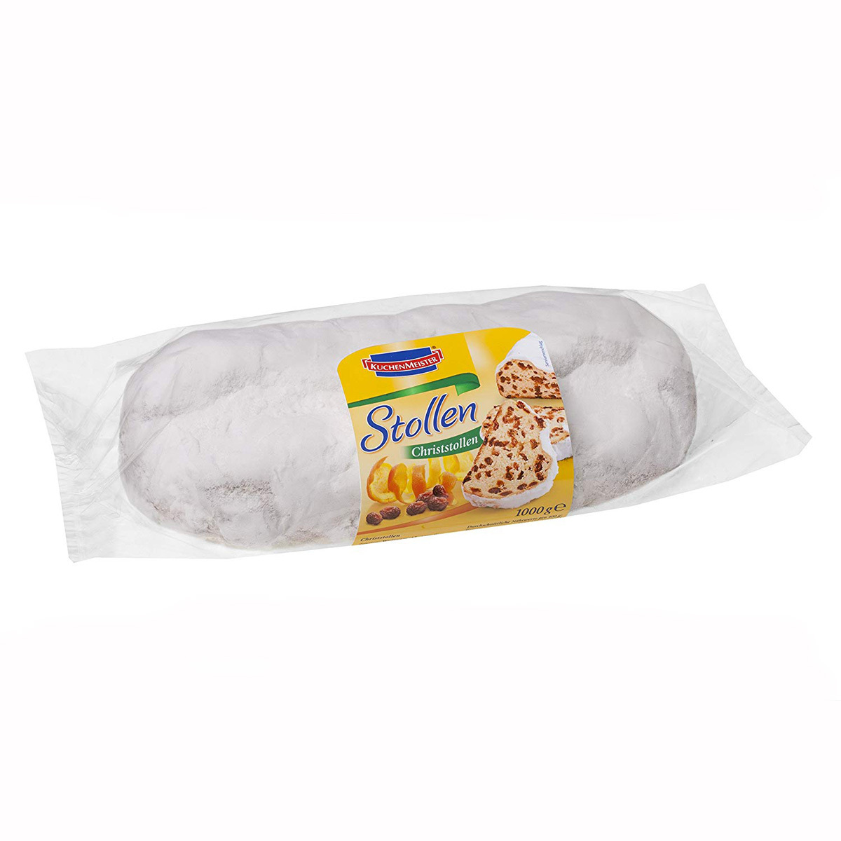 Master Baker Christstollen Coated With Fine Powdered Sugar 1000g