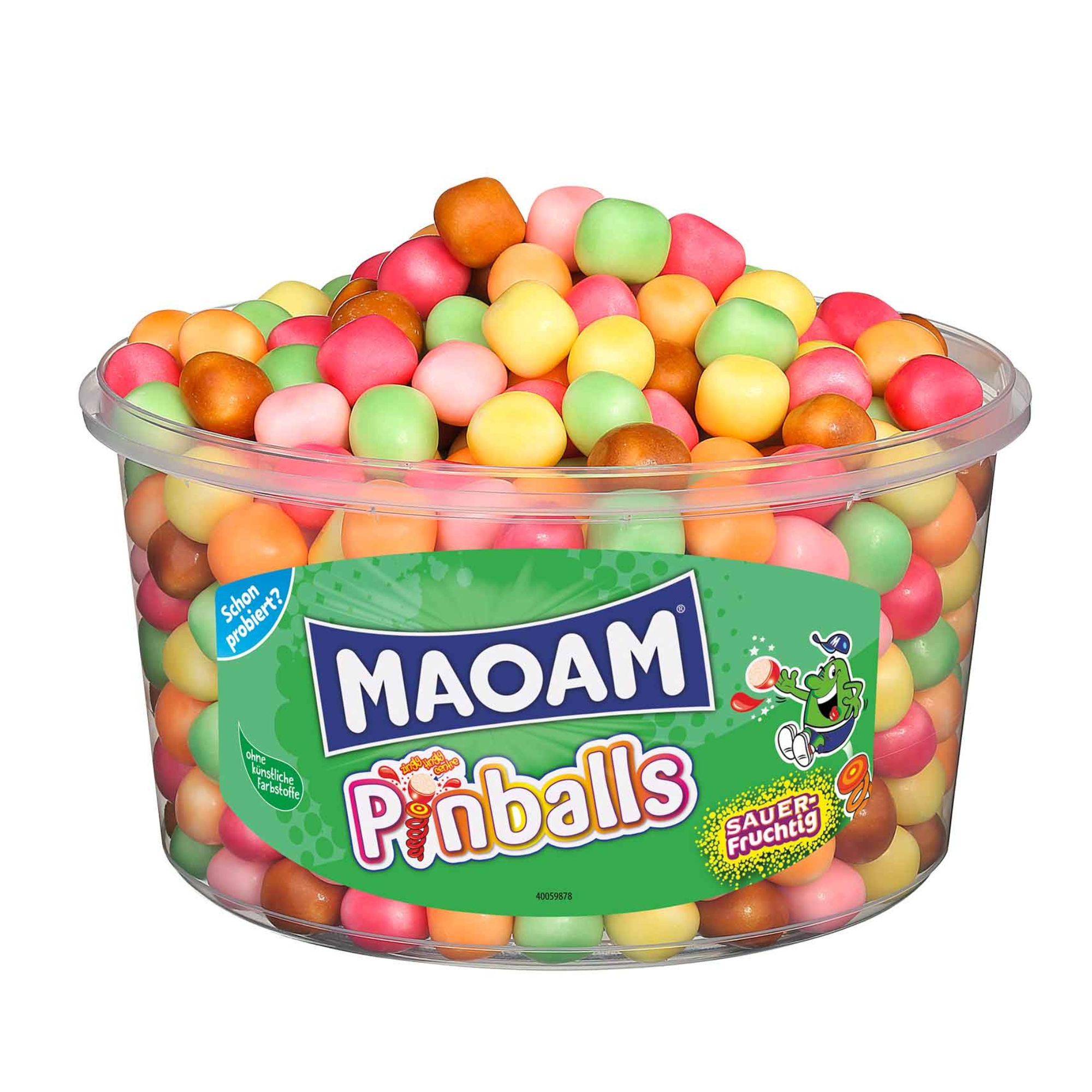 E-shop Haribo Maoam Kracher Pinballs 1200 g Süßigkeiten Kaubonbons