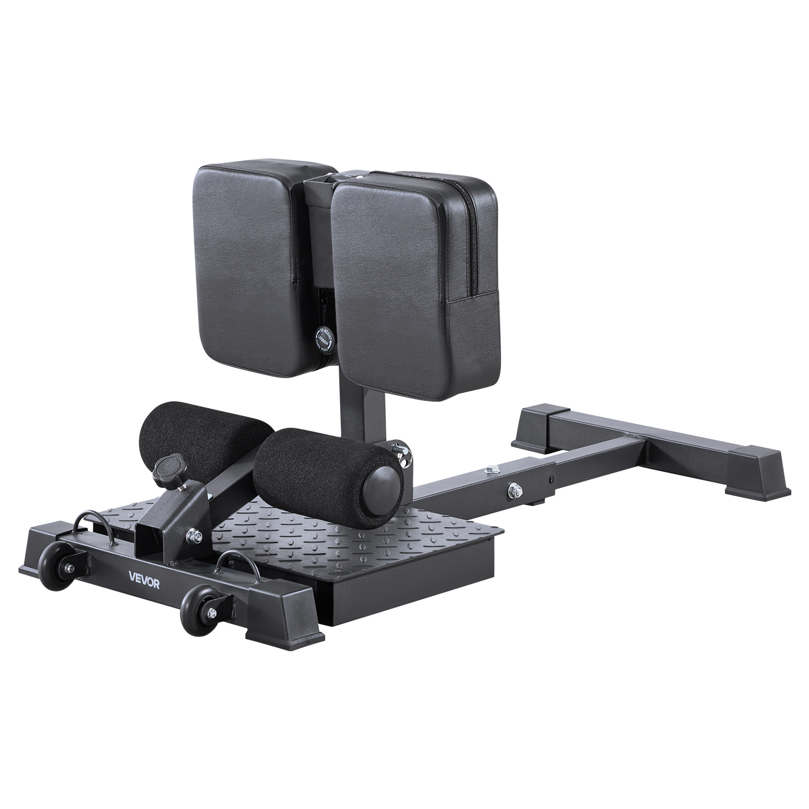 TEMU Vevor Sissy Squat Machine, Deep Sissy Squat Bench For Leg Muscle Training, Easy Setup & Foldable Core Waistline & Glute Workout Equipment, Leg