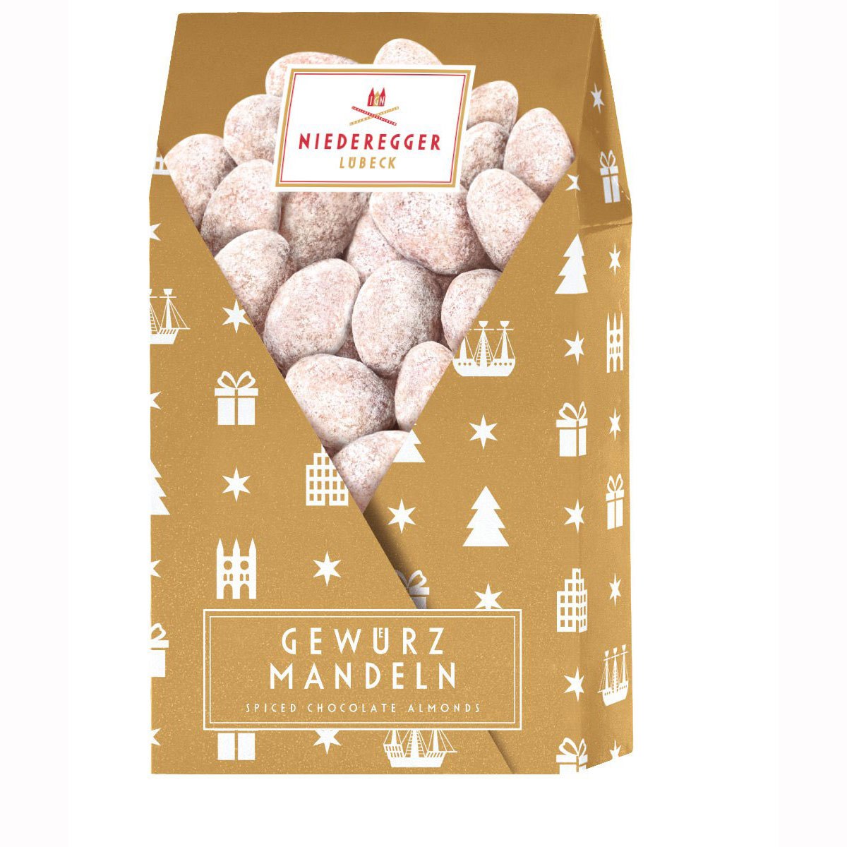 Image of J.g. Niederegger Gmbh & Co. Kg Niederegger Spiced Candied Almonds With Chocolate 100g