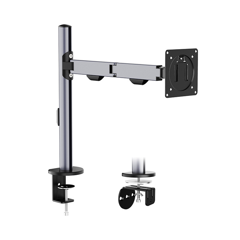 TEMU Soporte de Monitor para Pantallas Duales de 13"-32" Pulgadas, Brazo Ajustable para Monitore de 8 kg, Dos Opciones de Montaje, Inclinación y