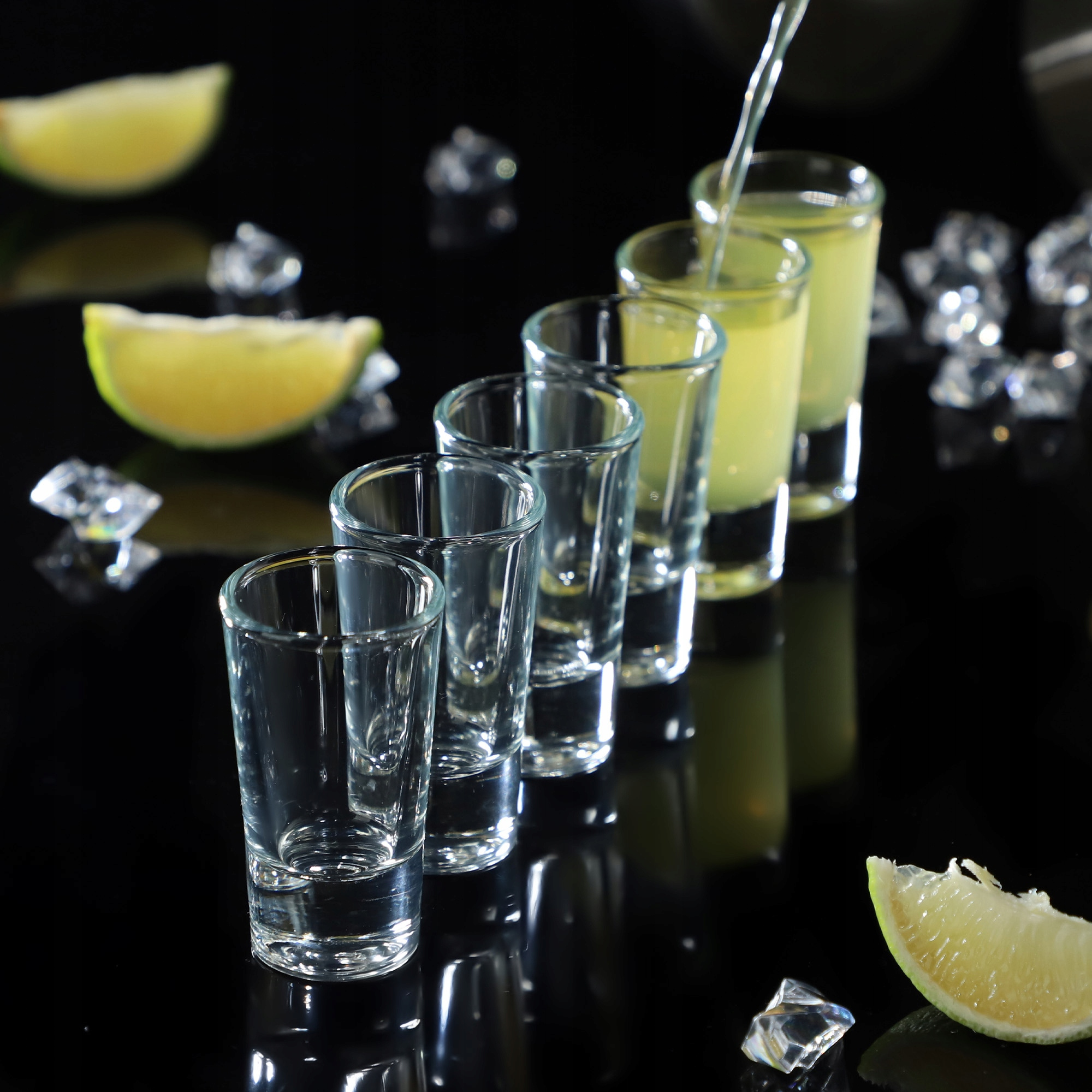 TEMU Kadax Vodka Liqueur Shot Glasses Complete Set Of 6 Glasses