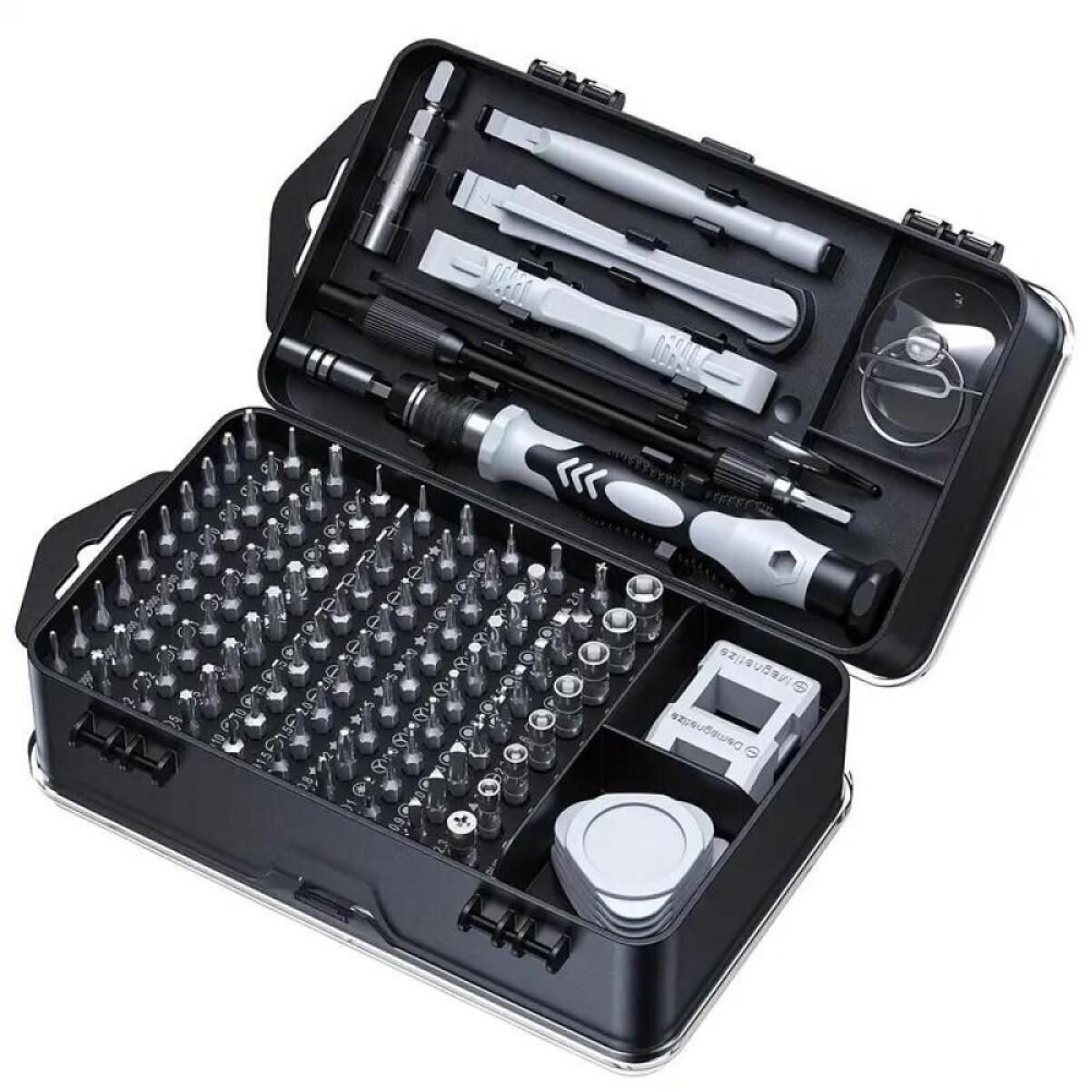 E-shop 1 Set 115-in-1 Präzisions-Schraubendreher-Set, 115-in-1 Magnetisches Reparaturwerkzeug-Set. Leicht und , mit einem ergonomischen Griffdesign.