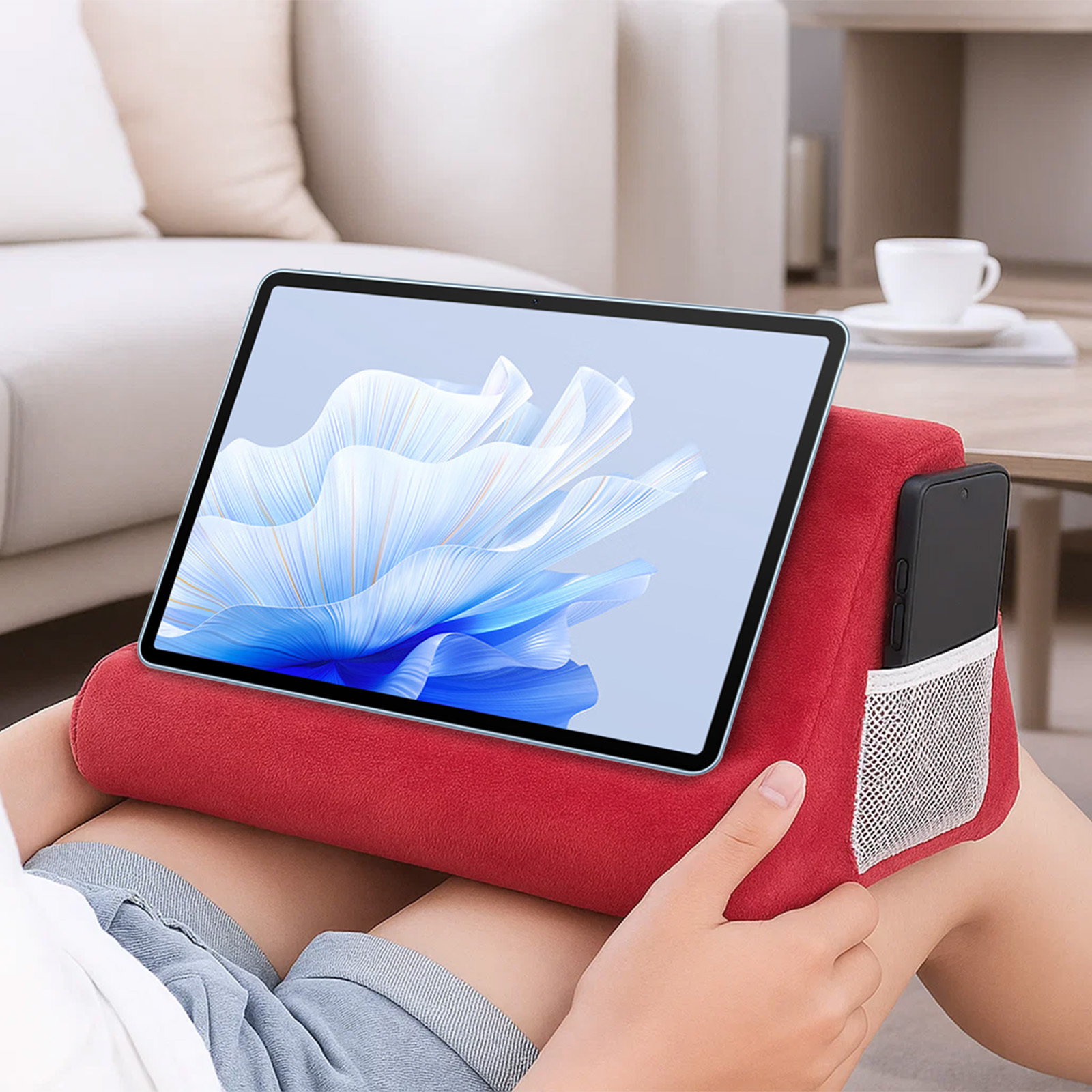 tablet pillow stand for ipad cushion stand multi angle laptop stand   stand reading stand details 10
