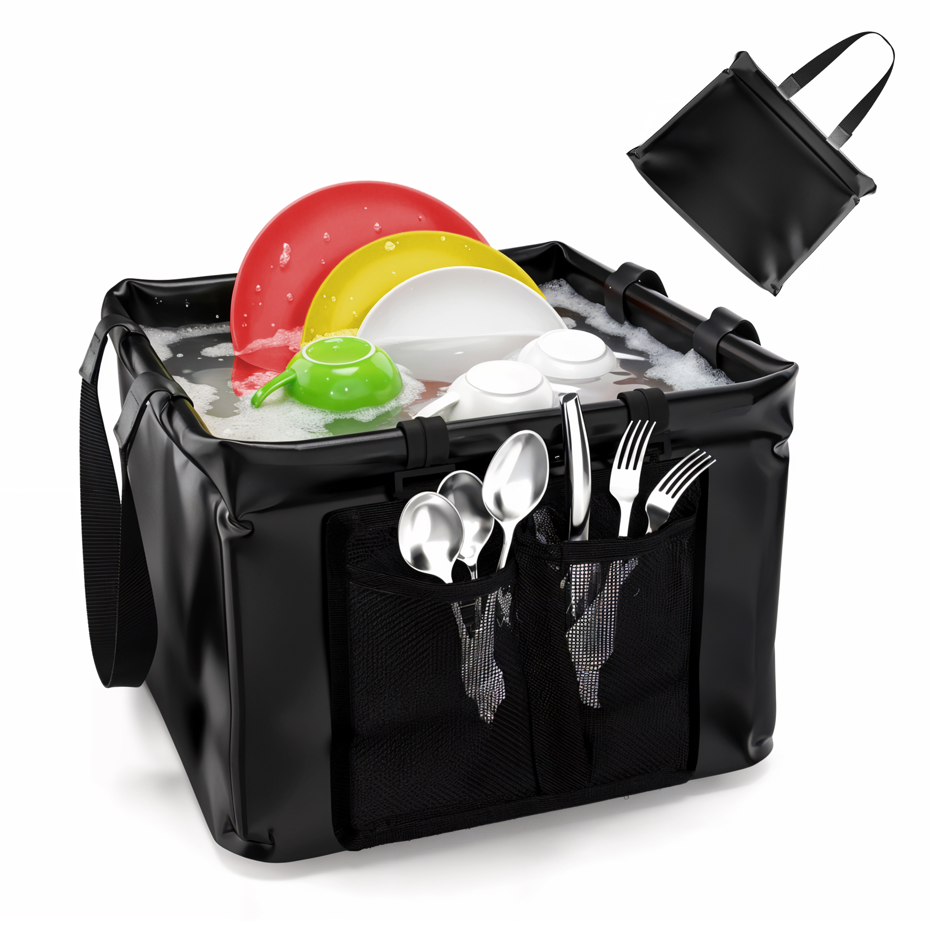 E-shop EVOCAMP faltbare Spülschüssel 20L, wasserdicht Faltschüssel Camping - faltbare Camping Spüle - geeignet für Reisen, Angeln, Spülen,