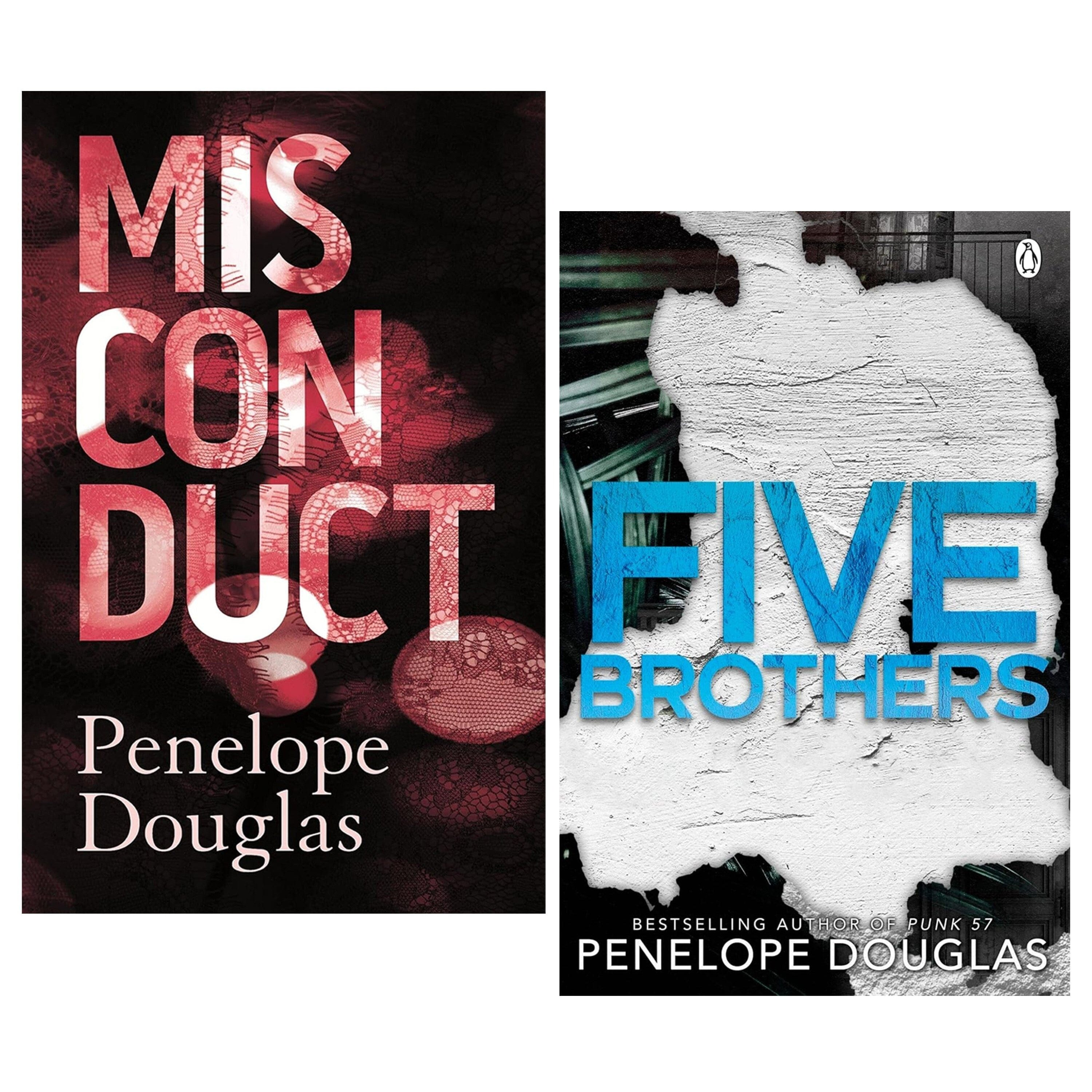TEMU Penelope Douglas Collection (misconduct & 5 Brothers) 2 Books Set - Fiction - Paperback