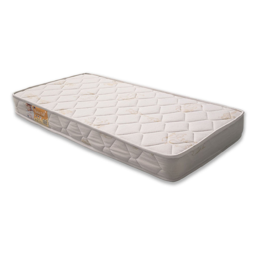 TEMU Baby Bed Mattress 120 X 60cm Fibre Hypoallergenic Springs