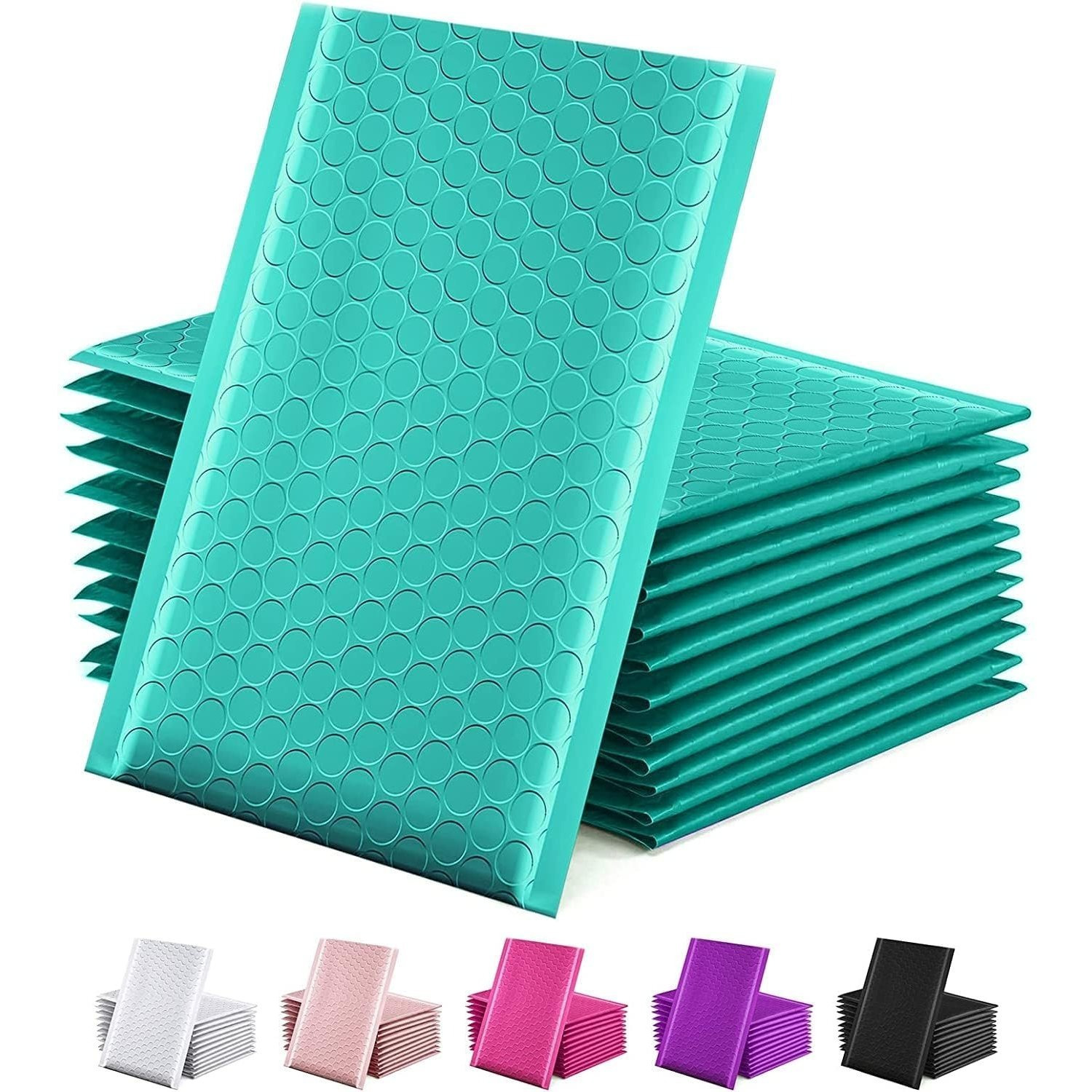 50 Pack 6x10 Inch Bubble Mailers | Self-adhesive Padded Shipping Envelopes With 6x9 Usable Space | For Small Business, Ecommerce & Package Mailing Supplies
