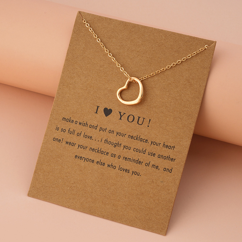 6pcs Message Necklace Set - The Meaningful Six Collection, Christmas Gifts