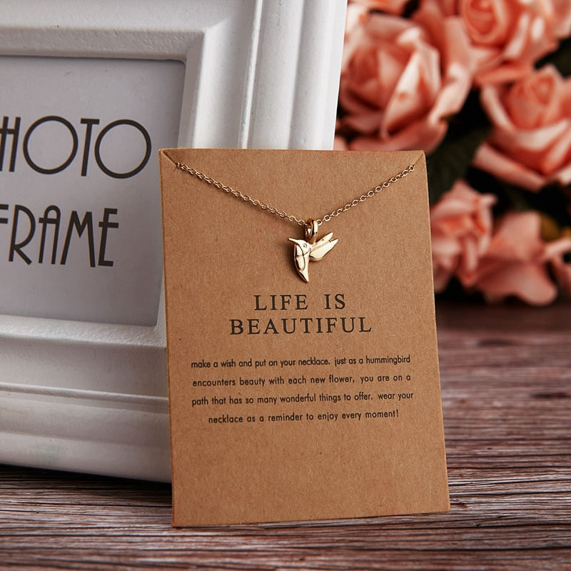 6pcs Message Necklace Set - The Meaningful Six Collection, Christmas Gifts