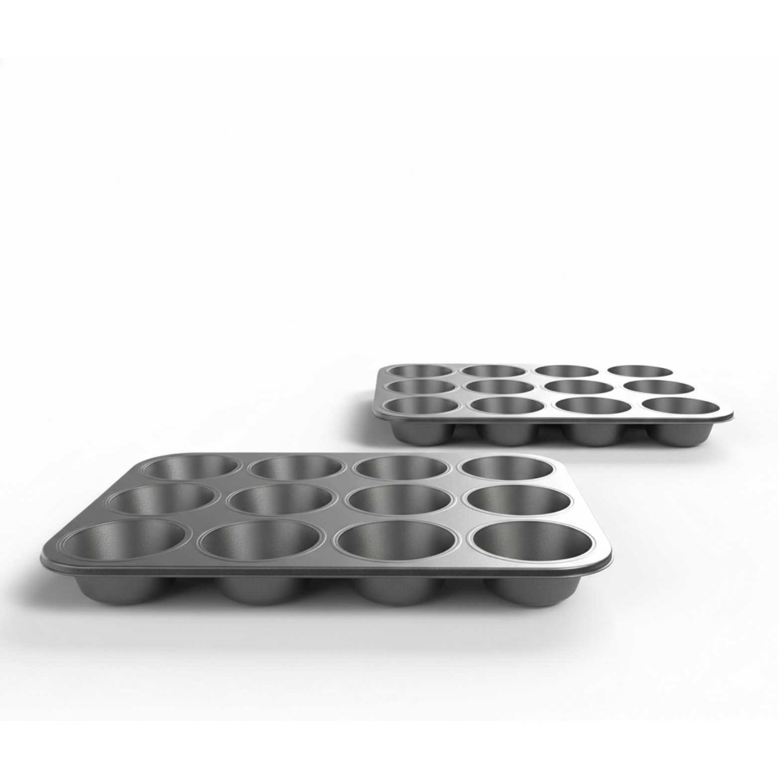 2 Coated Muffin Baking Pans, Muffin Tins, Muffin Sheet