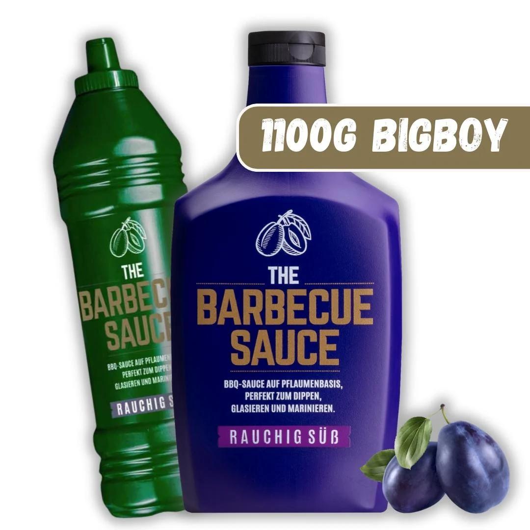 Image of The Barbecue Sauce "smoky Sweet" 1100g Economy Bottle | Bbq Sauce Based On Plum | Fruity Smoky Grill Sauce | No. 1 World Bbq Sauce | Perfect As A Dip, Glaze & Marinade | 390g