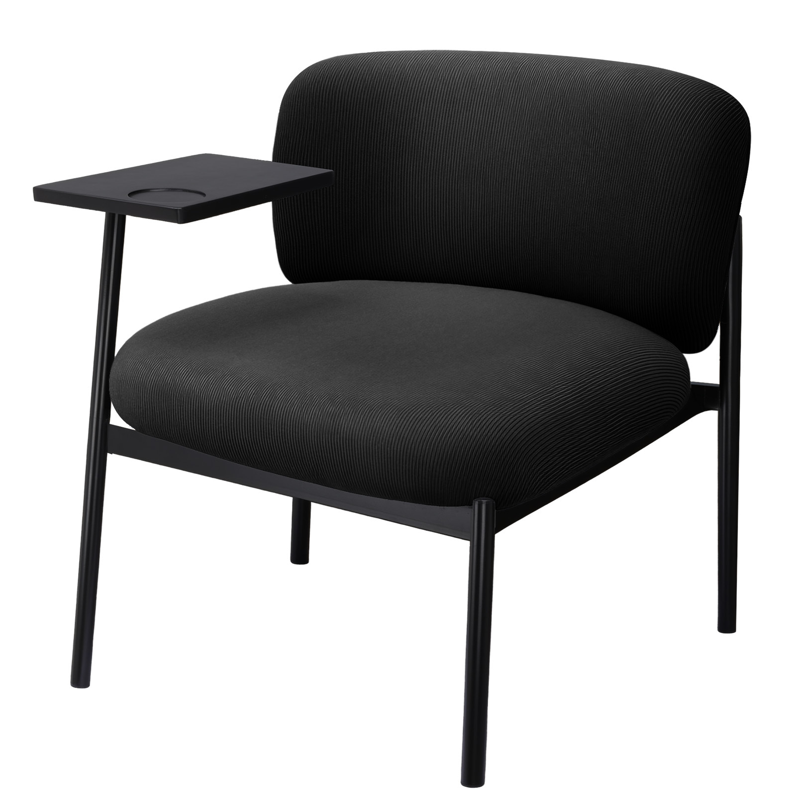 Image of Armchair Relaxation Chair Ear Chair Modern, Upholstered Chair With Metal Legs, Single Sofa For Living Room/bedroom/garden