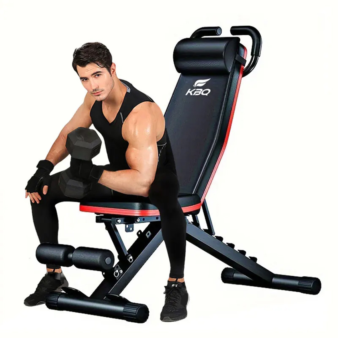 weight bench adjustable foldable strength training full body workout incline gym details 13