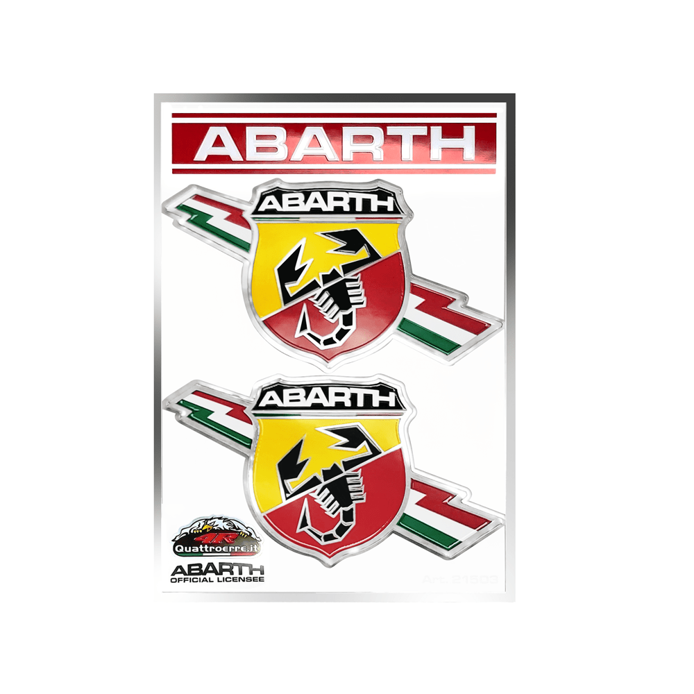 Abarth Official Stickers 3 , 94 X 131 Mm