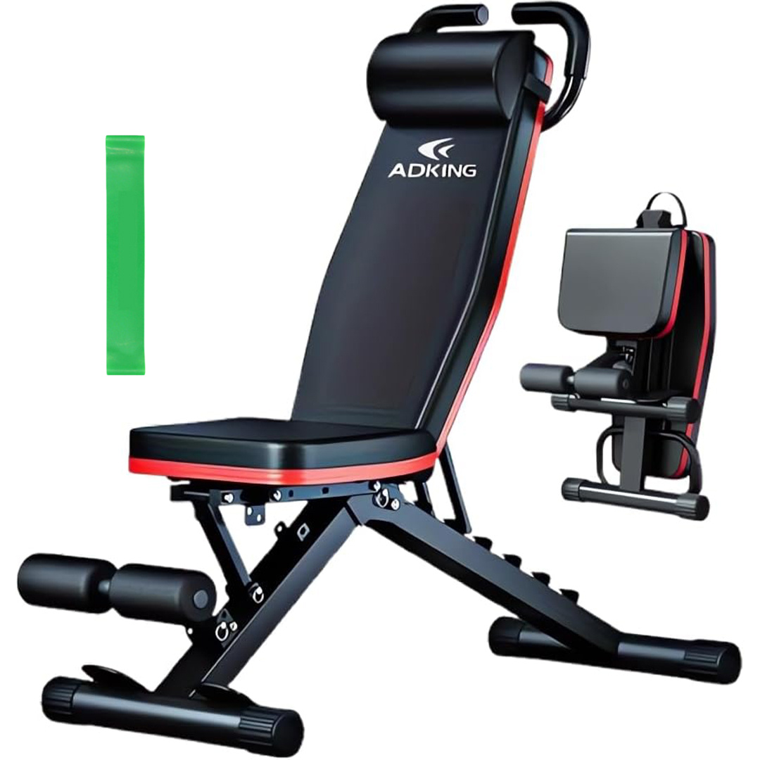 weight bench adjustable foldable strength training full body workout incline gym details 11