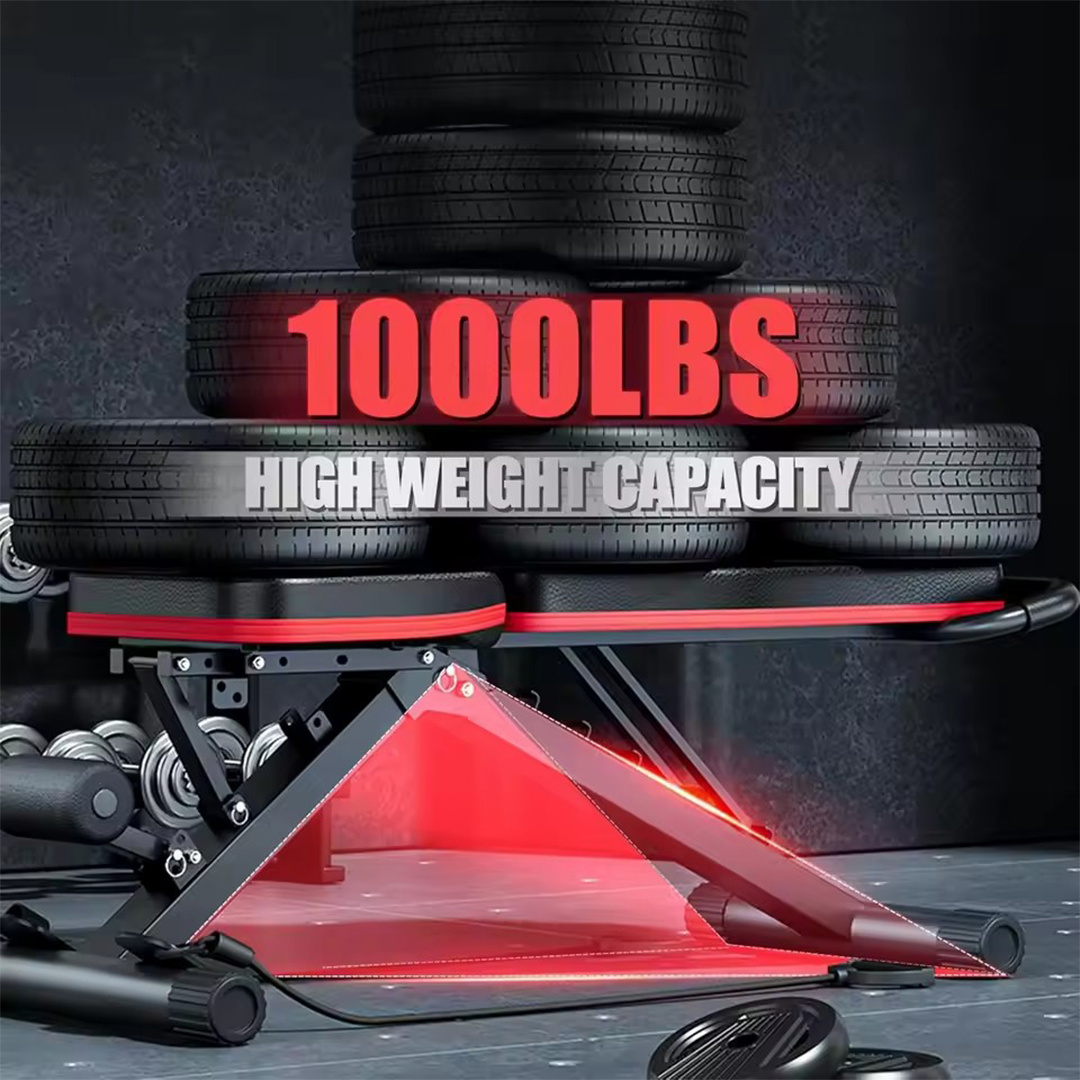 weight bench adjustable foldable strength training full body workout incline gym details 4