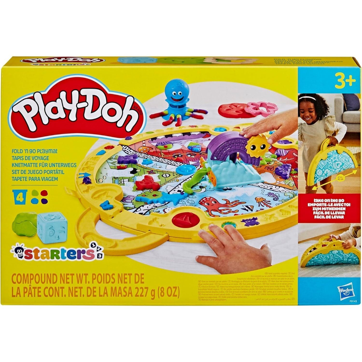TEMU Hasbro Play-doh Fold And Go Playmat Starter Playset