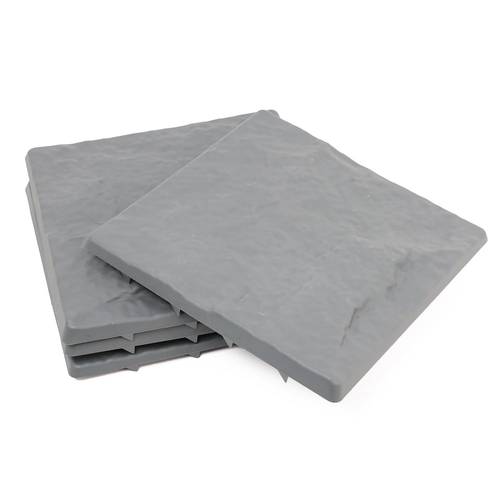 garden stepping stones garden tiles stepping plastic hard wearing durable pack of 4