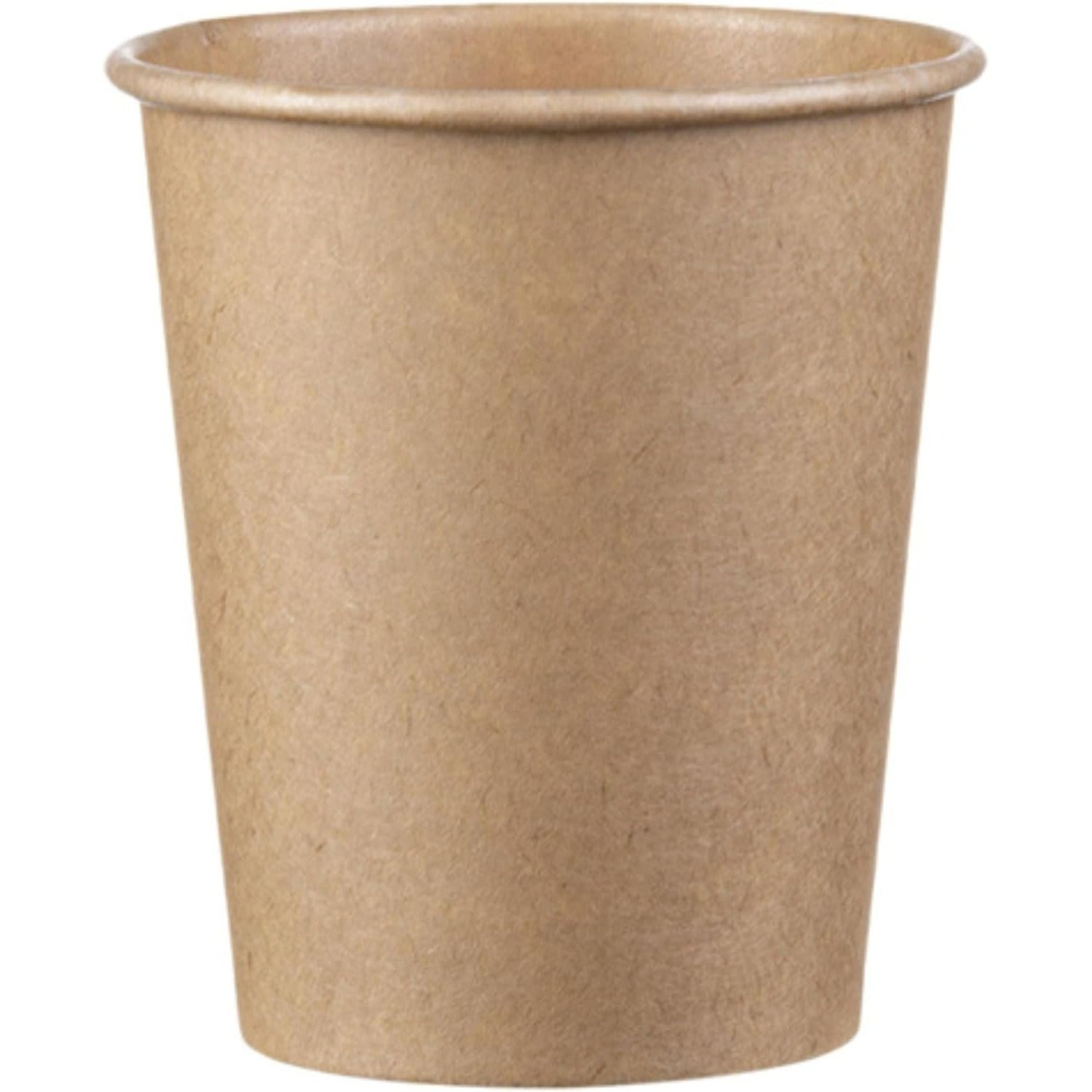 Image of Coffee Cups | Brown | 8oz 200ml | Heat-resistant Paper Cup Coated | Hot Drink Cups | Cold Drink Cups
