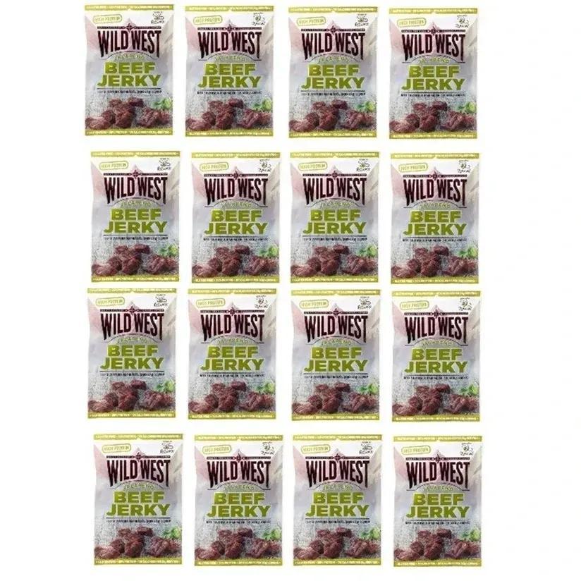 16 X 60g Wild West Jalapeno Beef Jerky Original (16 X 60g = 960g) Beef