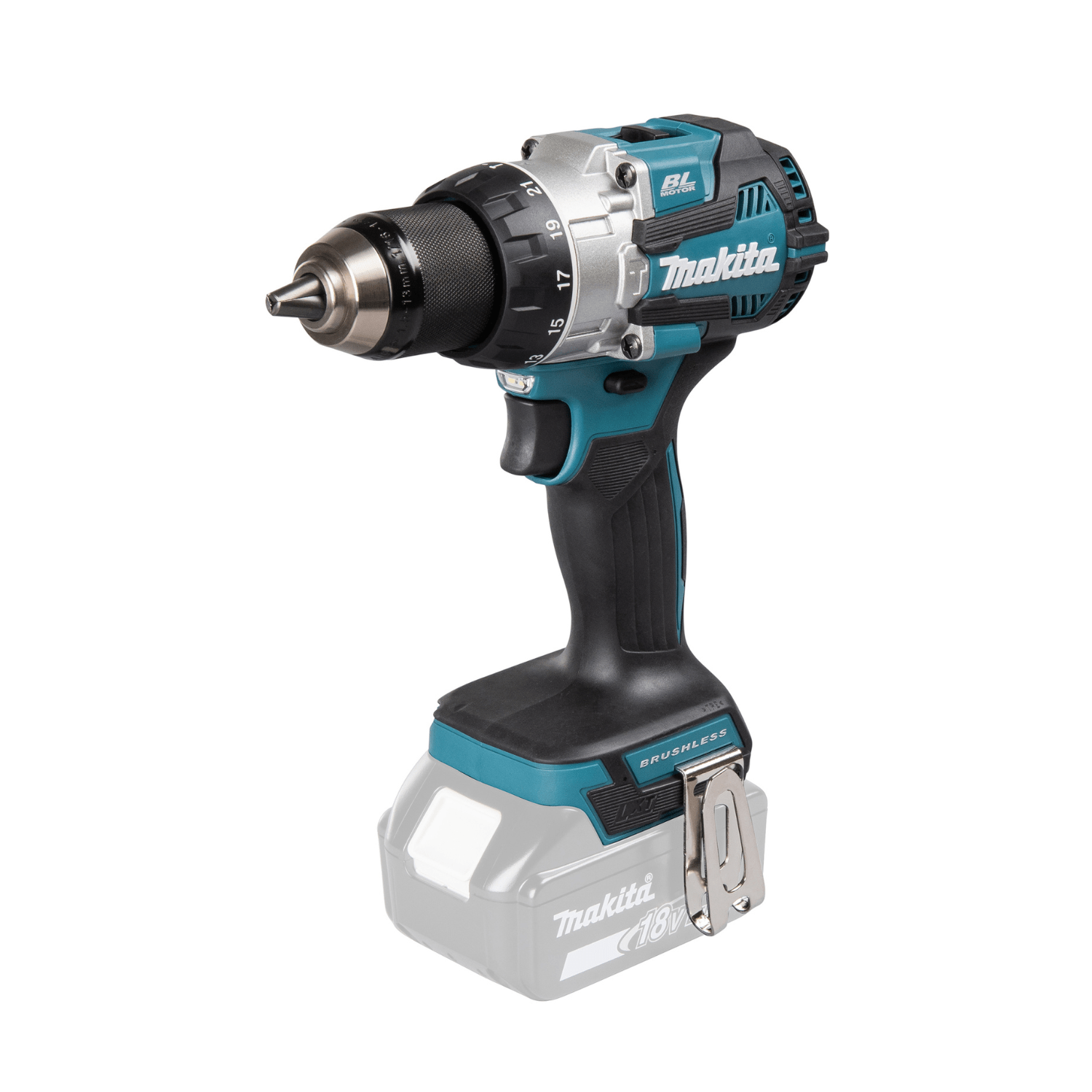 Makita Cordless Impact Drill Dhp489z 18v • Max. 110 Nm • 0-1.800 Min⁻¹ (without Battery And Charger!!!) Powerful, Compact Impact Drill For Drilling And Screwing With Switchable Impact Mechanism