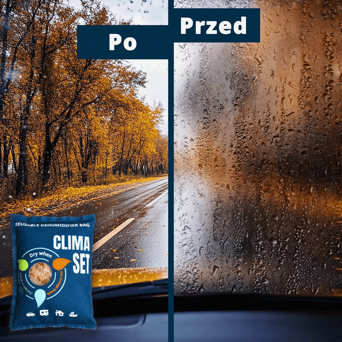 4-Pack Car Moisture Absorber 1200g for Interior Protection
