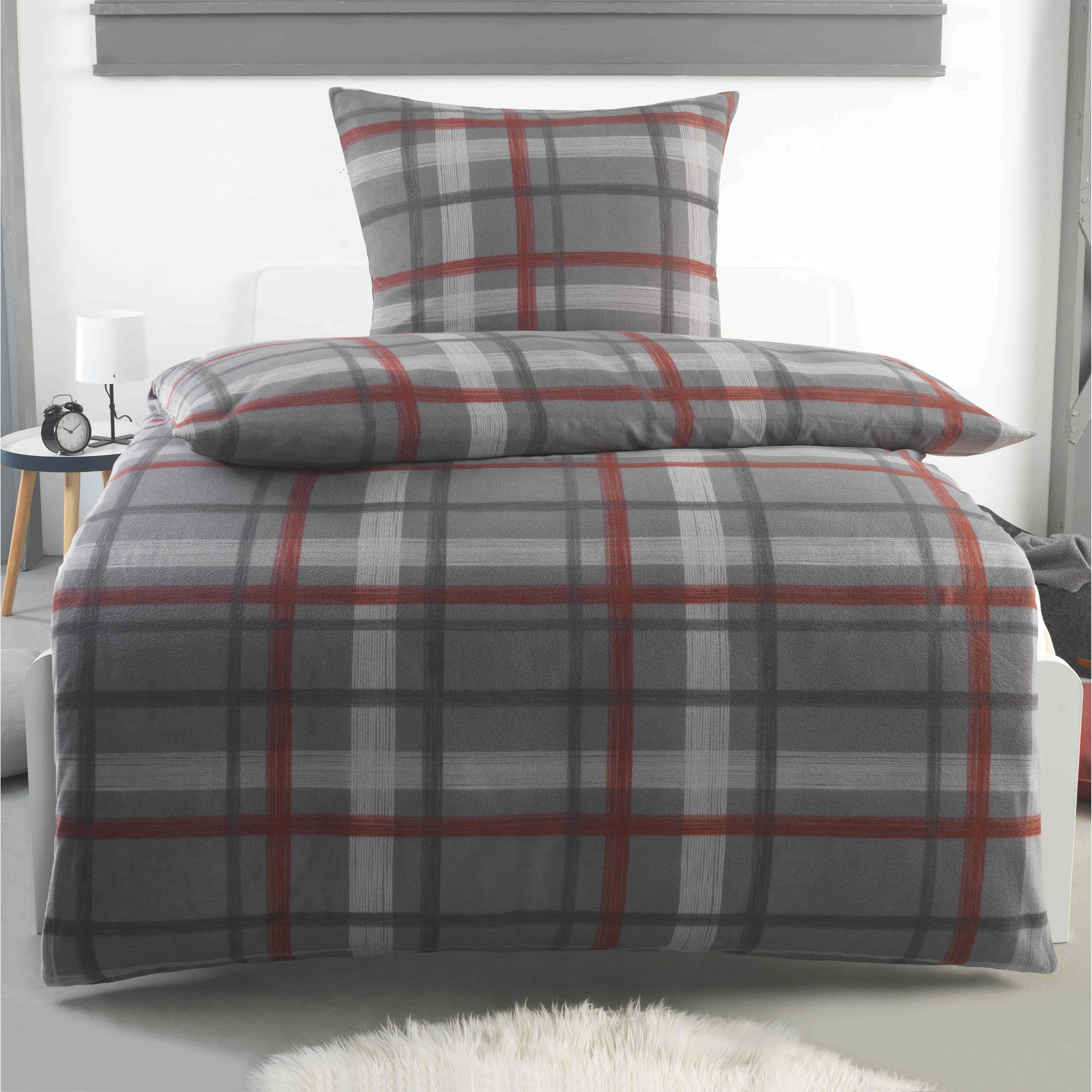 Image of Winter Bedding Set 2pcs 135x200 Cm Or 155x220 Cm - 1x Duvet Cover + 1x Pillowcase - Warm And Fluffy Bedding - Cozy Warming - Dark