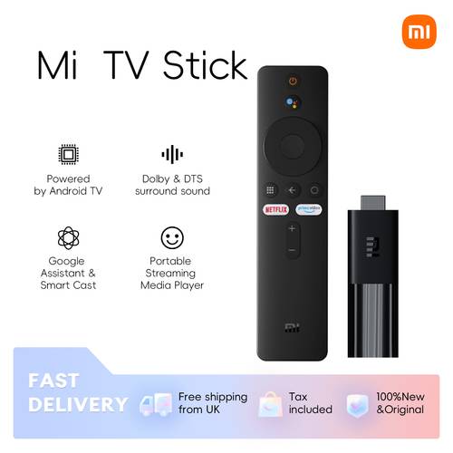 xiaomi stick 2k fhd portable player with 1gb 8gb rom surround sound voice control light and portable