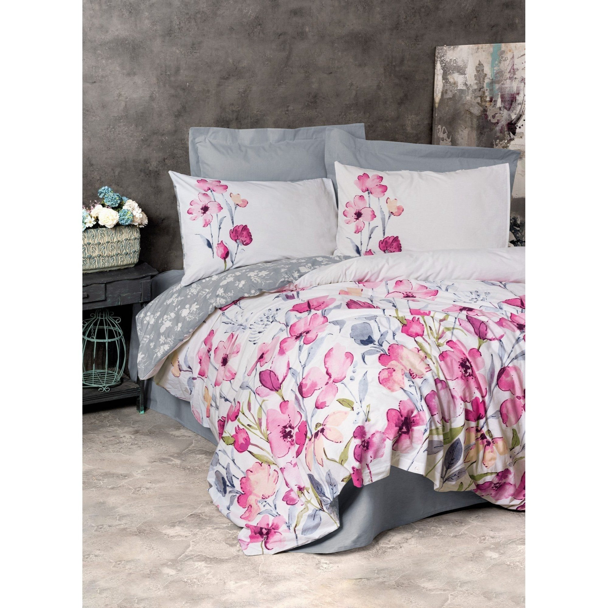 L' Maison Cotton Bedding Set, 2-piece Duvet Cover + Pillowcase, Size: 135x200
