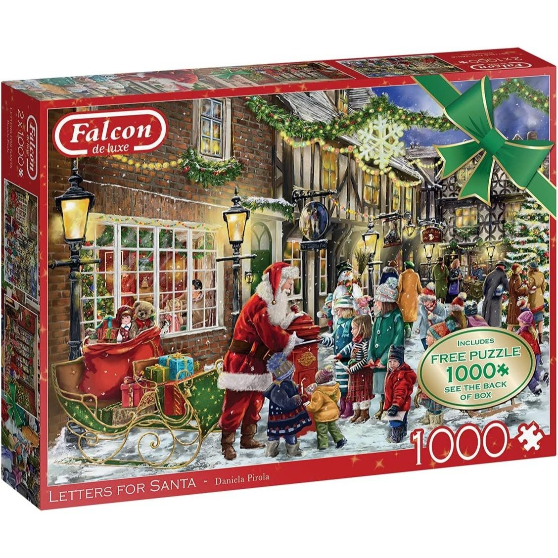 TEMU Jumbo, De Luxe – Letters For Santa, Christmas Jigsaw Puzzles, 2x1000 Pieces For Adults