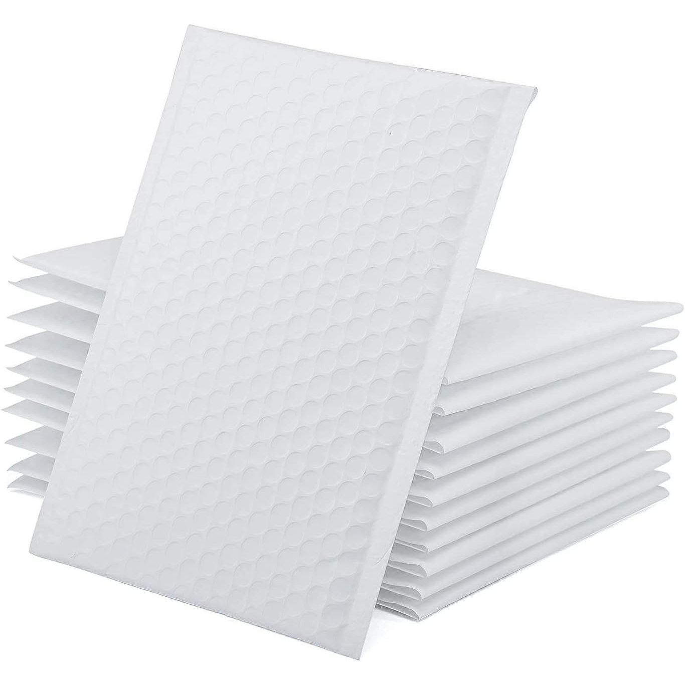 E-shop 50 Stück Weiße Gepolsterte Umschläge A5 Größe (6X9 Zoll/15 * 23cm) - Versandtaschen zur Verpackung, Versandtaschen, Luftpolster-Umschläge,