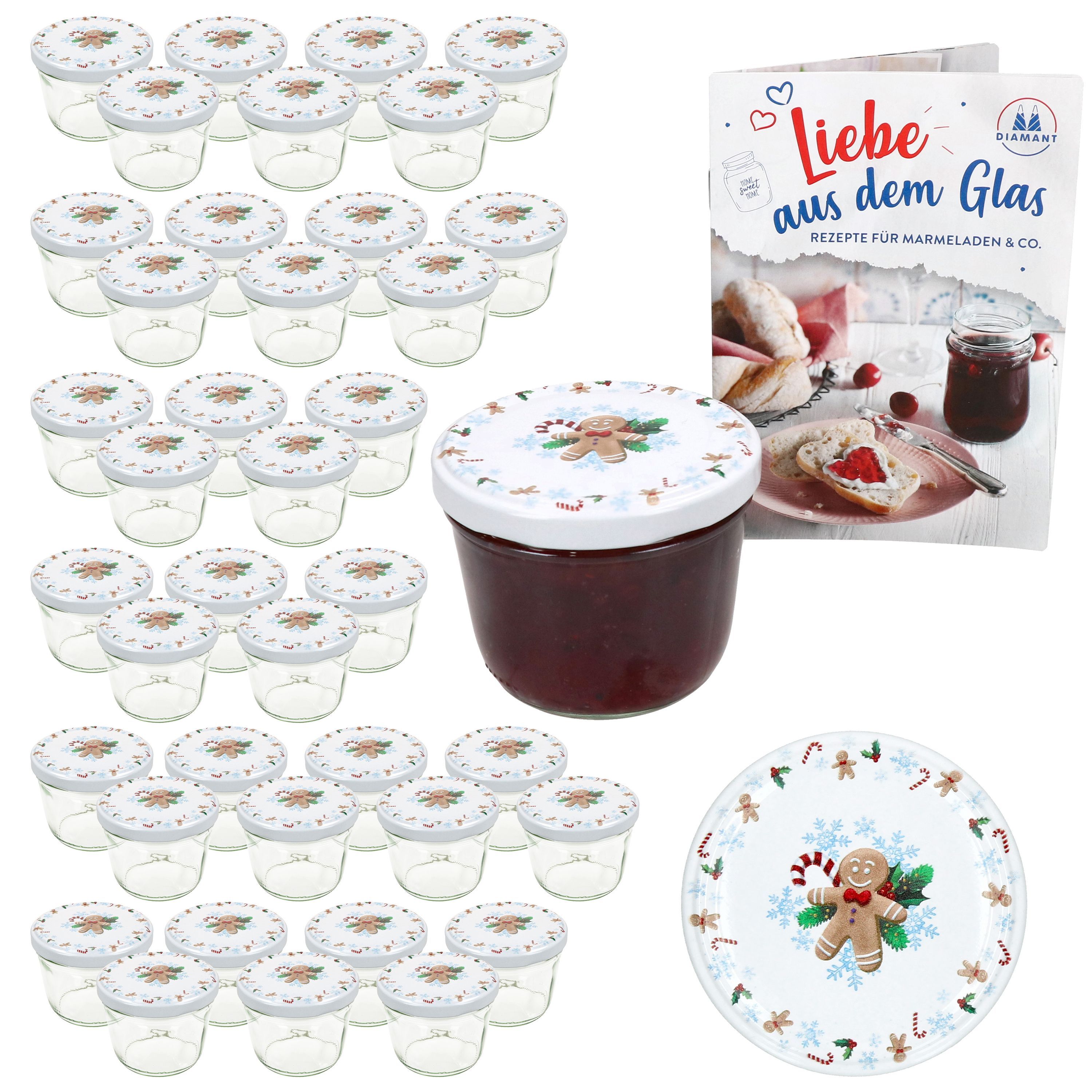 40pcs Set Tumbler 230 Ml To 82 Lid . Recipe Book