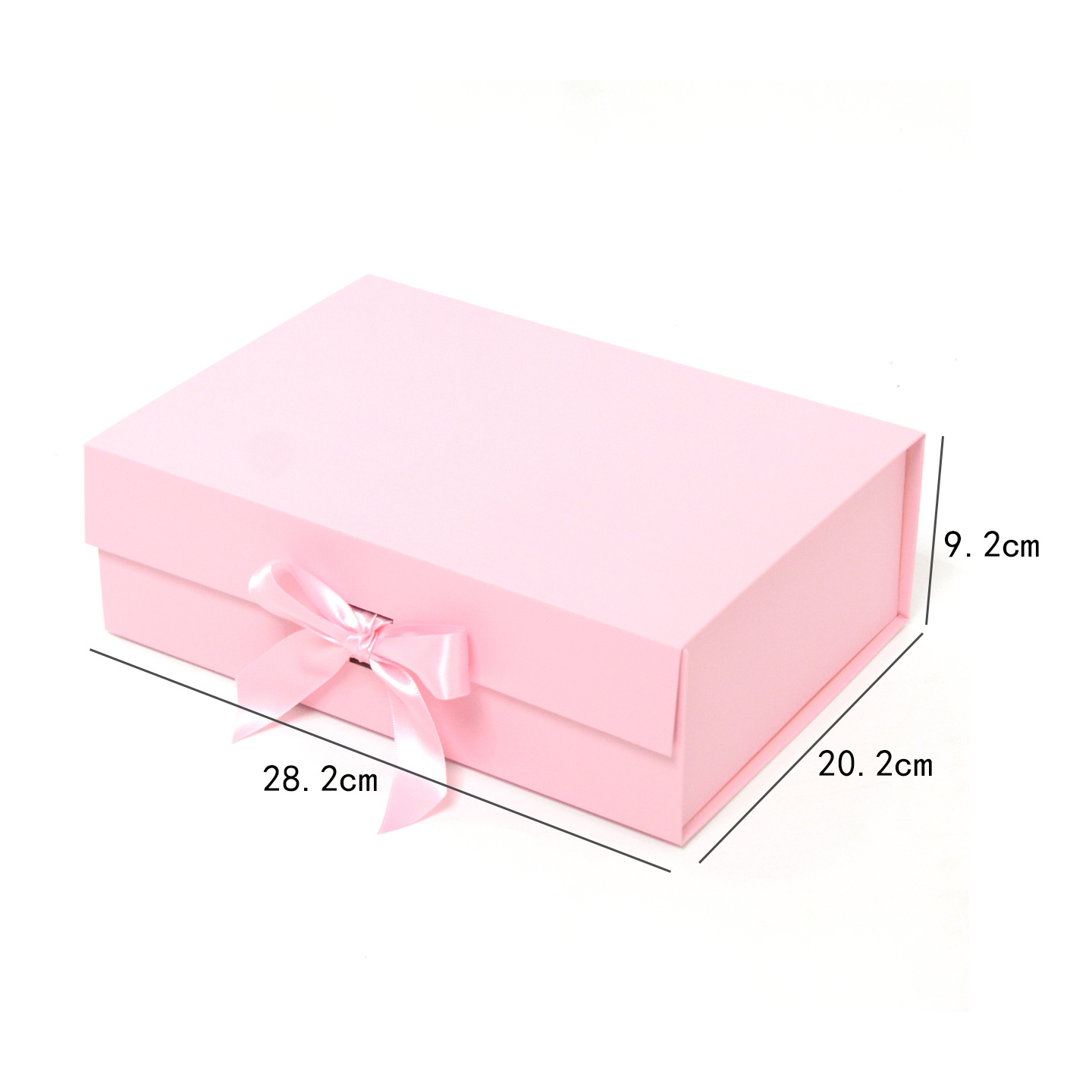 TEMU de regalo plegable de color rosa con cierre magnético ， para damas de honor, ，,o cualquier ocasión especial - Material de papel