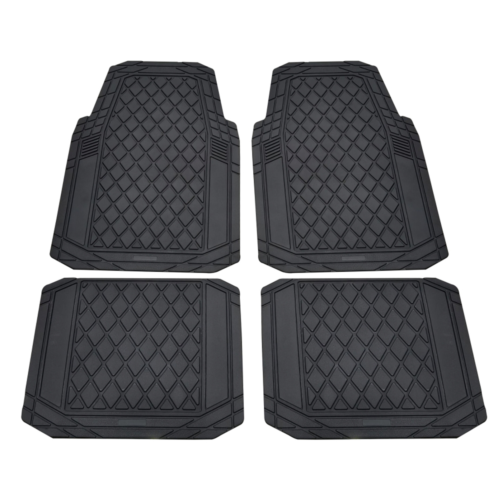 TEMU Alfombrillas de goma para coche · 4 piezas · relación calidad-precio · Antideslizantes y resistentes al · Fáciles de limpiar · Juego universal
