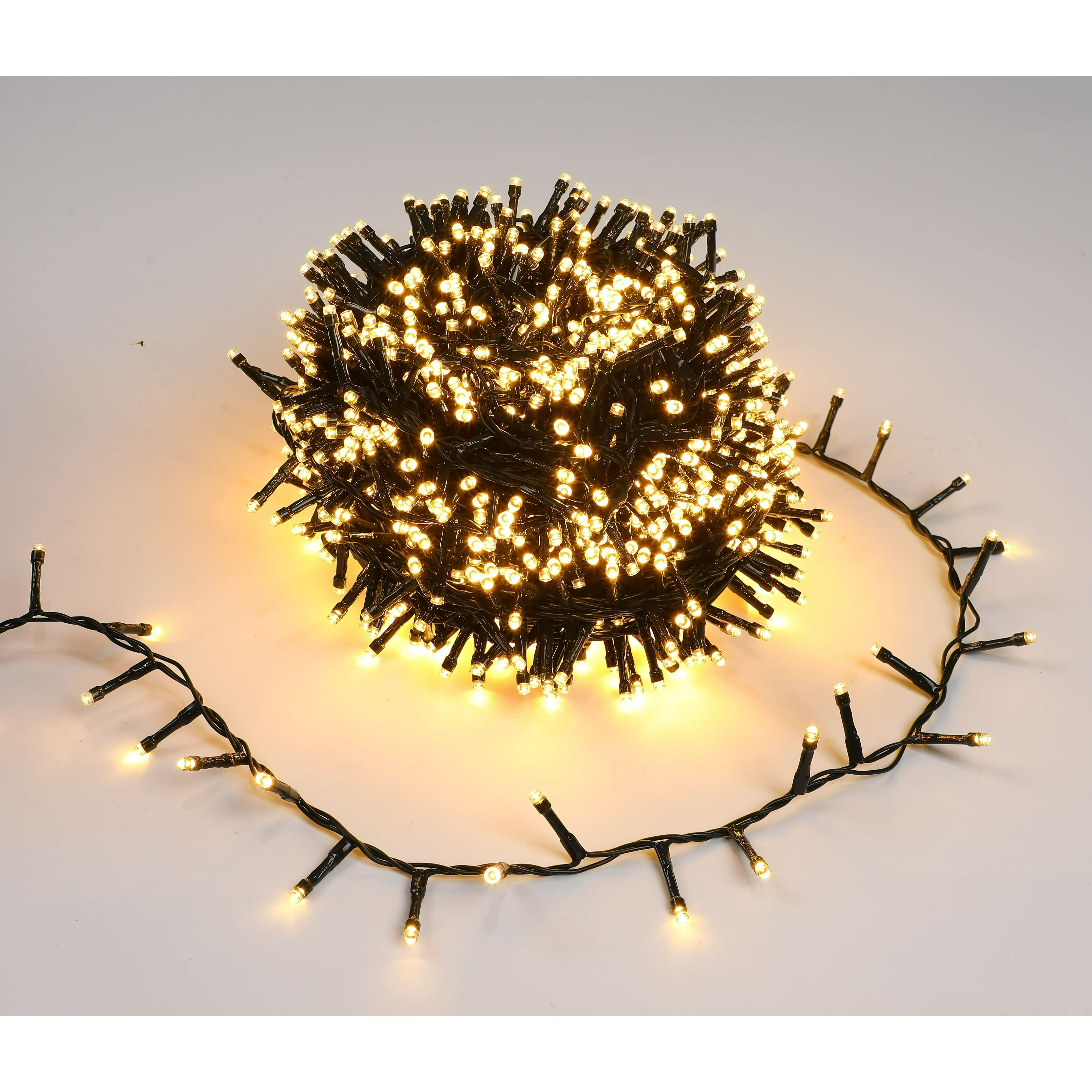 TEMU 1500 Led Christmas String Lights 37.5m Fairy Lights With Timer & Memory For Indoor & Outdoor Use