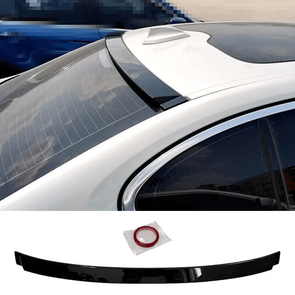 Image of For F10 2010-2016 5-series 520i, 535i, 528i (not Compatible With E60) Roof Wing Rear Spoiler – Gloss Abs – Aerodynamic & Stylish Exterior Upgrade