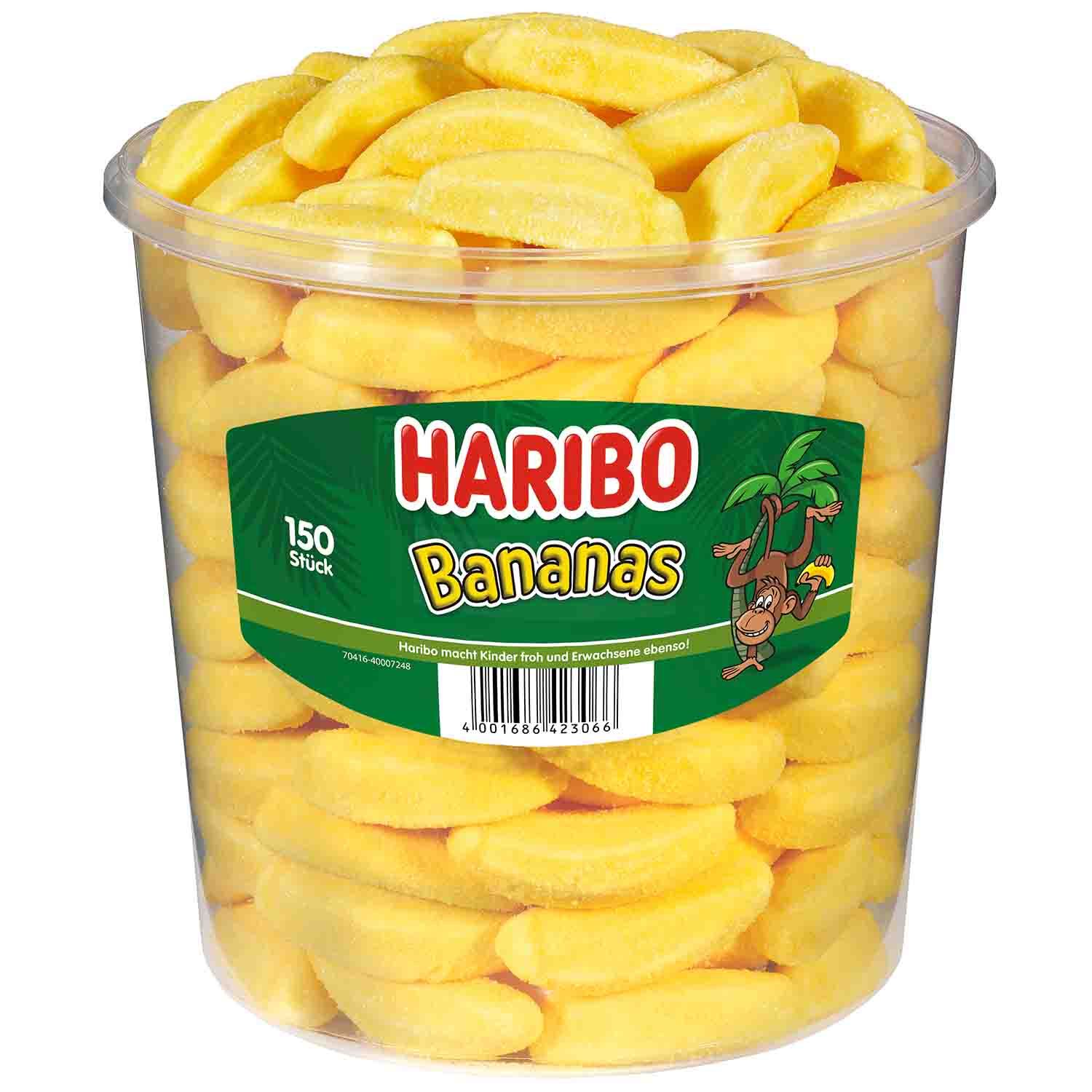 TEMU Haribo Bananas 150pcs 1050g