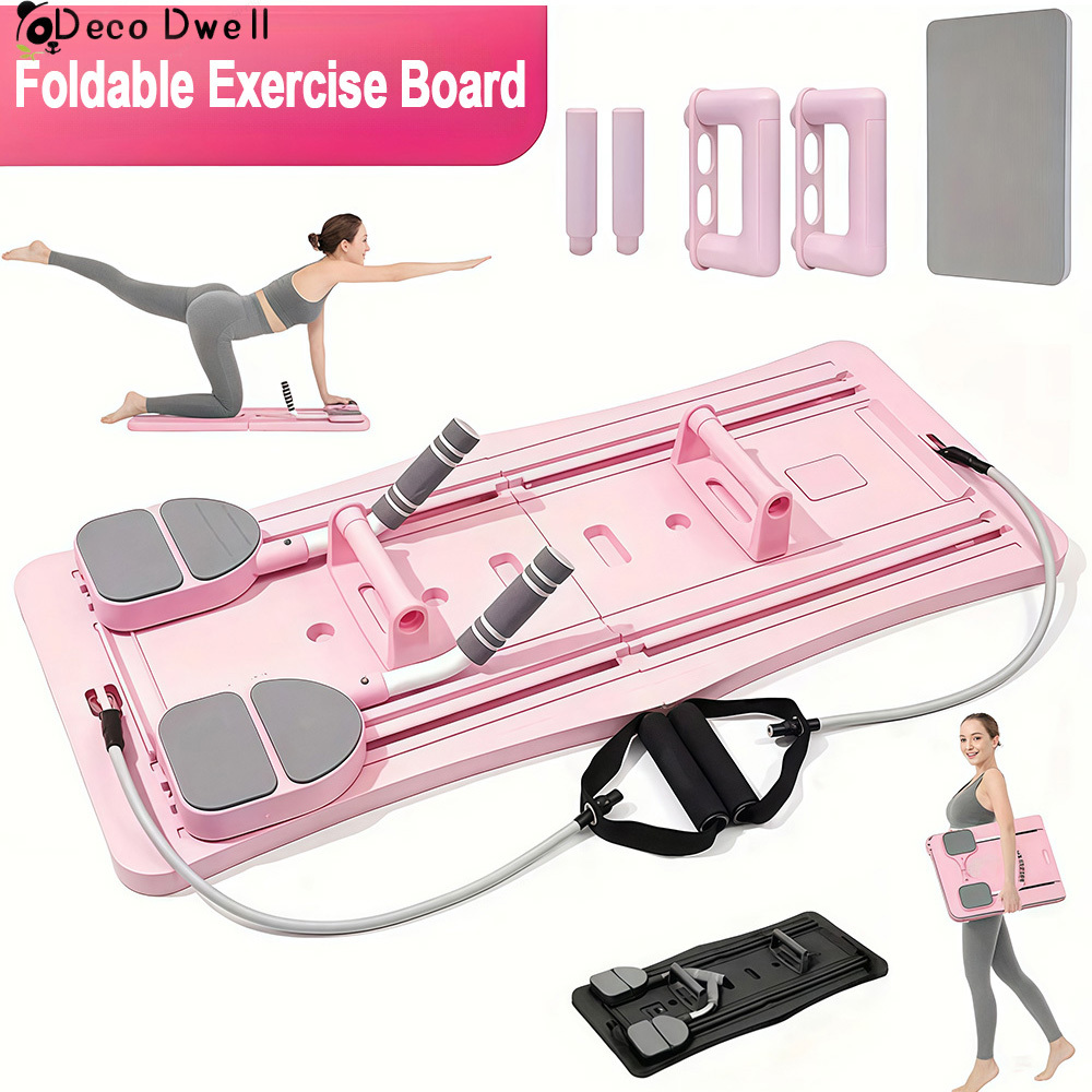 TEMU Pilates Board,foldable Pilates Board,multi-functionpilates Equipment, Set, Full Body Workout,universal Portable Gym Equipment For And