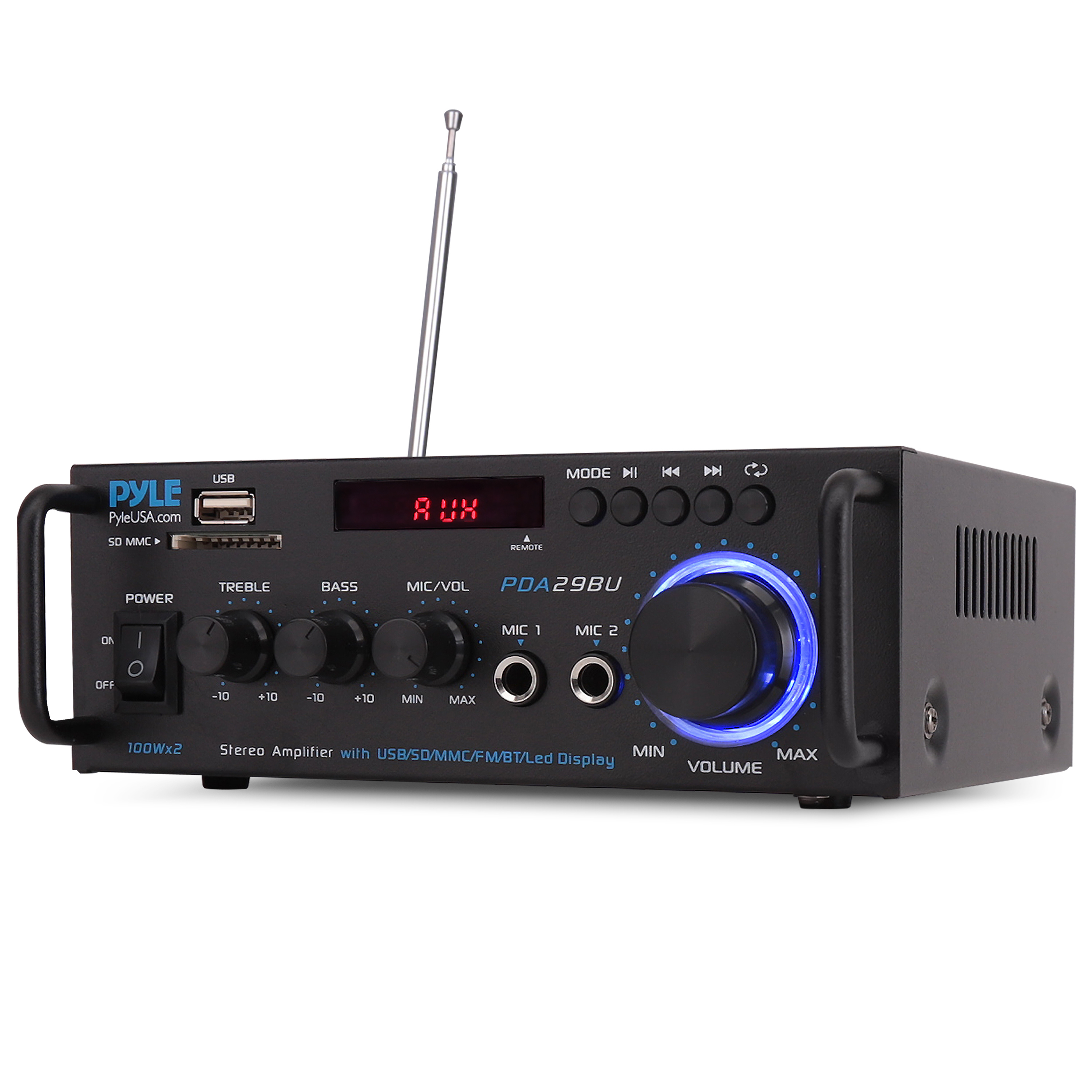 TEMU Amplificador de Audio para Hogar , Estéreo de Potencia para Cine en Casa, Sonido Envolvente