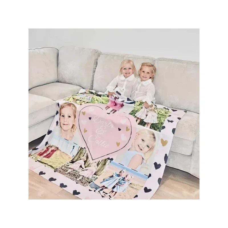 Personalised Photo Fleece Blanket