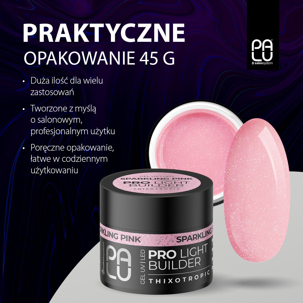 PRO LIGHT BUILDER SJAJNI ROZI GEL LAK ZA NAOKTE 12G