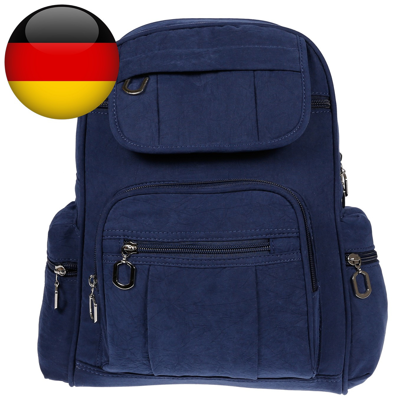 Large Compact Women's City Backpack Nylon Bag