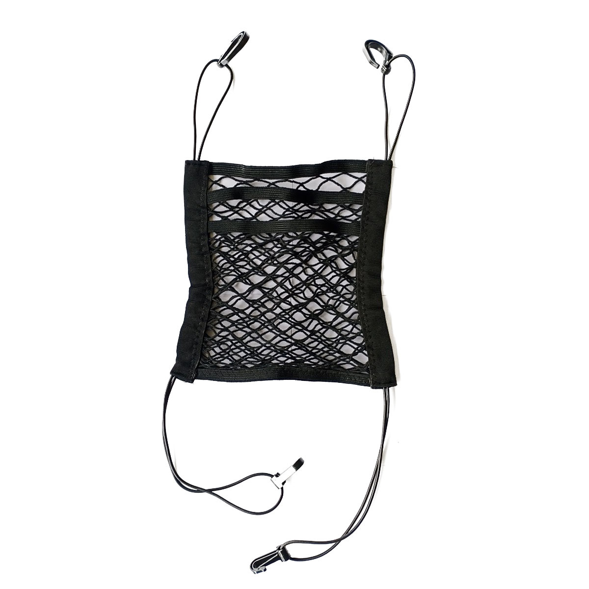 ® Car Net Bag, Elastic Nylon Luggage Net For Cars, Adjustable Ropes, Reinforced, Ideal For Storage And Travel, Durable And