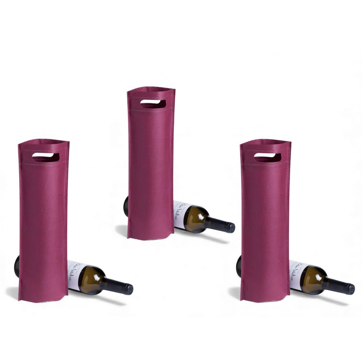 TEMU 50 Bolsas para botellas de color perfectas para detalles de invitados de boda aniversarios regalos tiendas bodegas Navidad fiestas