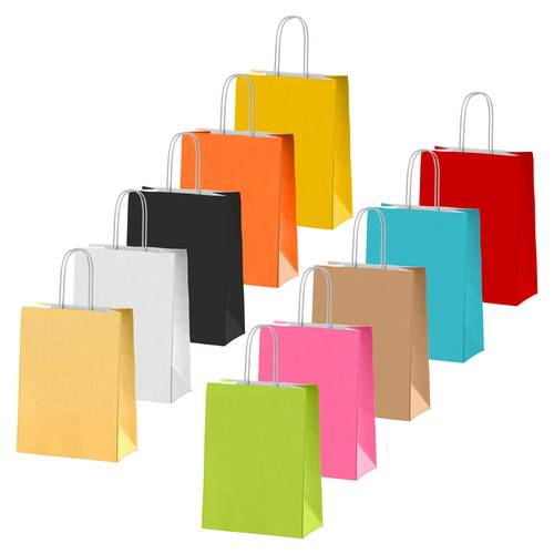 premium paper bags strong and multi purpose handbag stylish gift bags for shopping takeout storage up to 2kg and party favor packaging