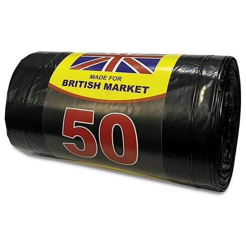 50 heavy duty 72x85 cm 75 l kitchen bin liners bin liner bin bags strong waste bags dustbin bags use