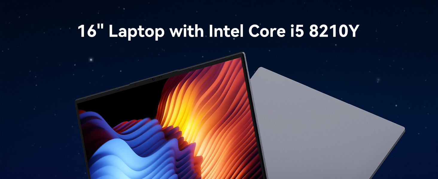 16-Inch Gamer-Core I5-8210Y Laptop (Tot 3.6 Ghz), 16 GB RAM, 512 GB SSD, FHD 1920X1200 16:10, Wi-Fi BT5.0, USB-A, HDMI, RJ45 (16 GB RAM, 512 GB SSD)