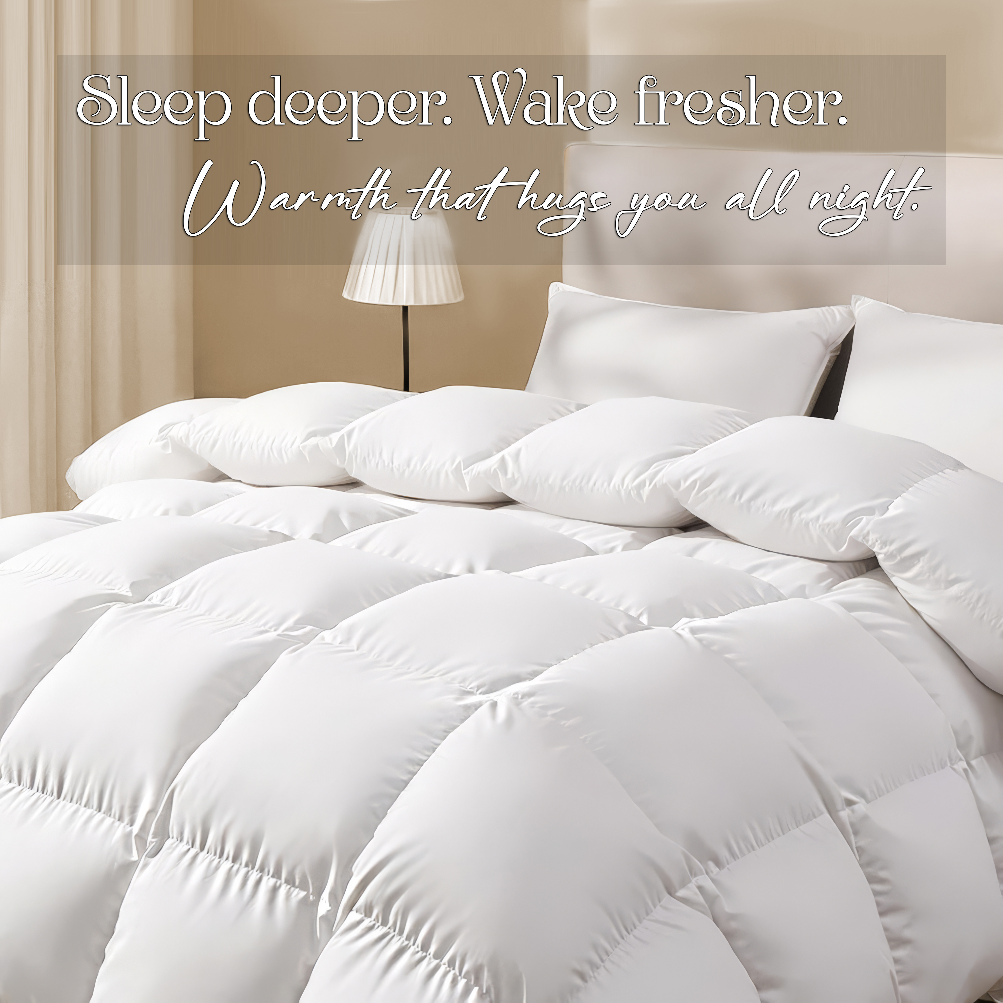 Hotel Quality Feels Like Down Duvet Quilt Luxury Comforter Box Stitched Breathable & Soft Insert Bedding All Seasons Quilt for Summer to Winter Available in 10.5 & 13.5 Tog Single Double King Super King Sizes